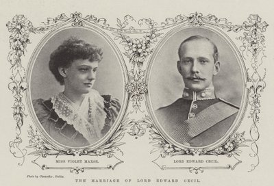 The Marriage of Lord Edward Cecil by English Photographer