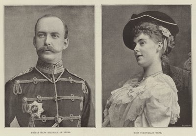 The Marriage of the Prince of Pless by English Photographer