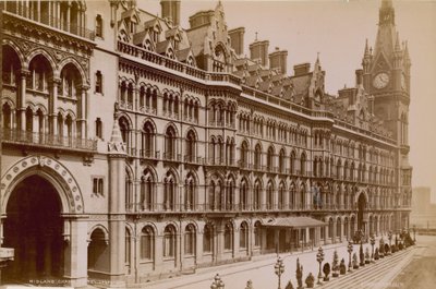 The Midland Grand Hotel, The Midland Railway Station, Euston Road, London by English Photographer