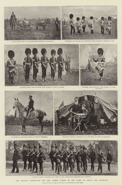 The Military Manoeuvres and the Camera, Scenes in the Camps of Churn and Crookham by English Photographer
