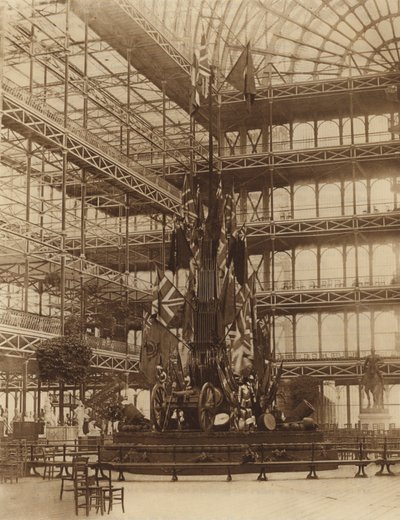 The Military Trophy erected at the visit of Les Guides by English Photographer