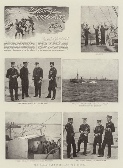 The Naval Manoeuvres and the Camera by English Photographer