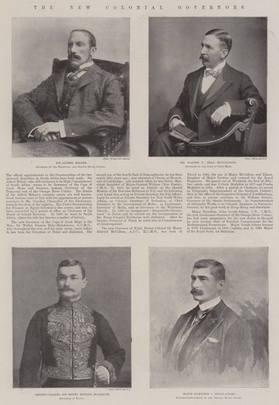 The New Colonial Governors by English Photographer