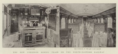 The New Corridor Dining Train on the North-Eastern Railway by English Photographer