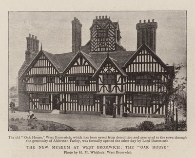 The New Museum at West Bromwich, the Oak House by English Photographer