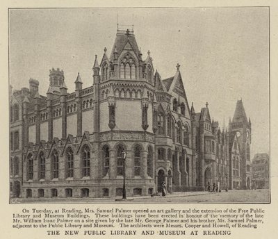 The New Public Library and Museum at Reading by English Photographer