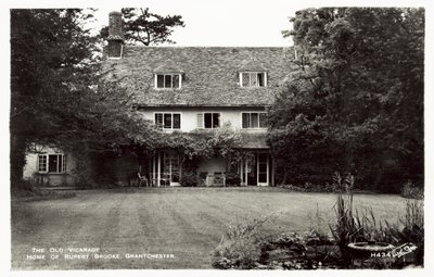 The Old Vicarage, Home of Rupert Brooke, Grantchester, Cambridge by English Photographer