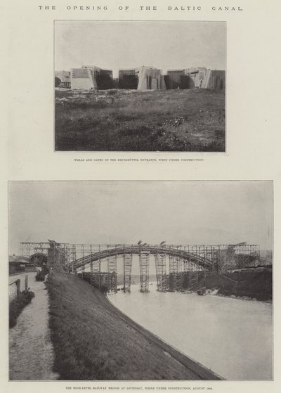 The Opening of the Baltic Canal by English Photographer