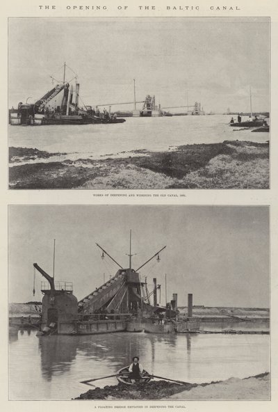 The Opening of the Baltic Canal by English Photographer