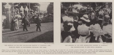 The Opening of the New Recreation Ground at Newport, Isle of Wight by English Photographer