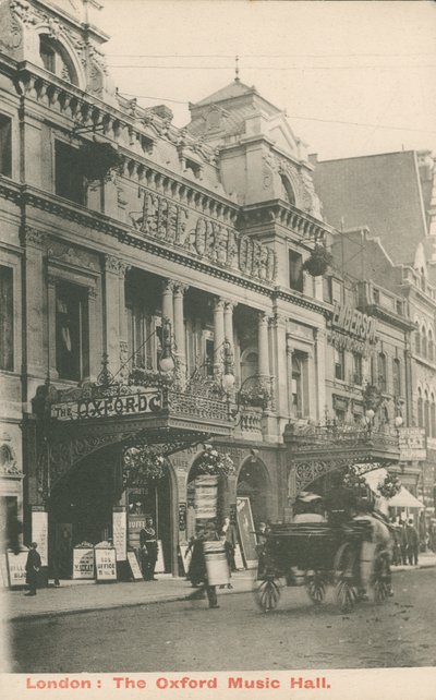 The Oxford Music Hall, London by English Photographer