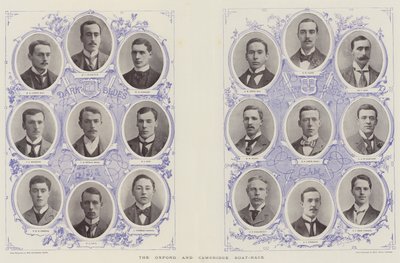 The Oxford and Cambridge Boat-Race by English Photographer