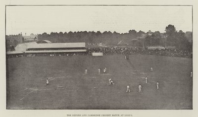 The Oxford and Cambridge Cricket Match at Lord