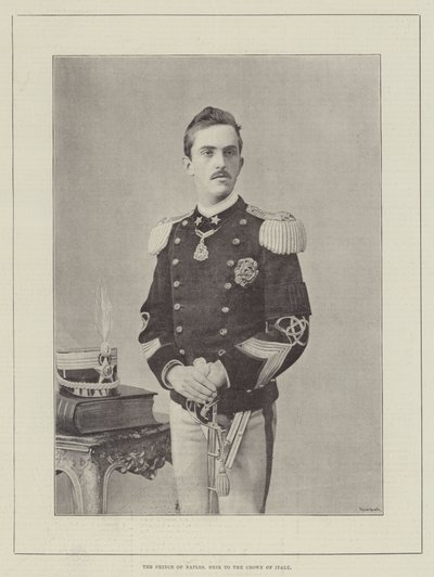 The Prince of Naples, Heir to the Crown of Italy by English Photographer