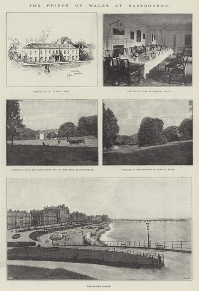 The Prince of Wales at Eastbourne by English Photographer
