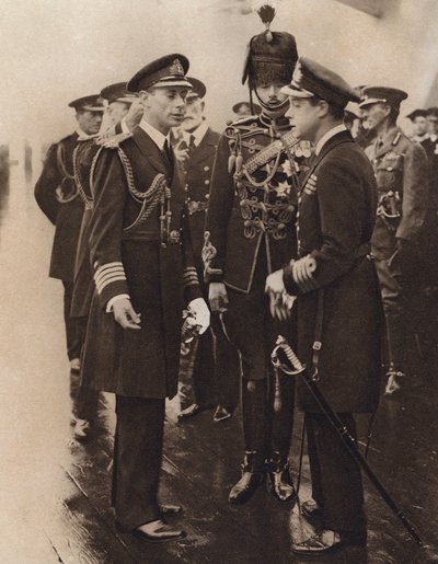 The Prince of Wales on Board HMS Repulse by English Photographer