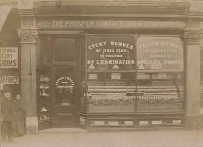 The Prosser Roberts Drug Company by English Photographer