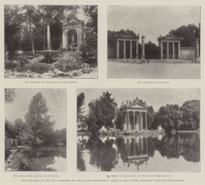 The Purchase of the Villa Borghese by the Italian Government, Aided by King Victor Emmanuel