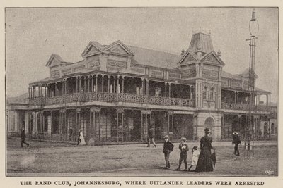 The Rand Club, Johannesburg, Where Uitlander Leaders Were Arrested by English Photographer