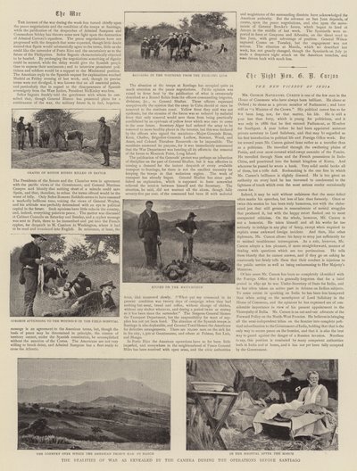 The Realities of War as revealed by the Camera during the Operations before Santiago by English Photographer