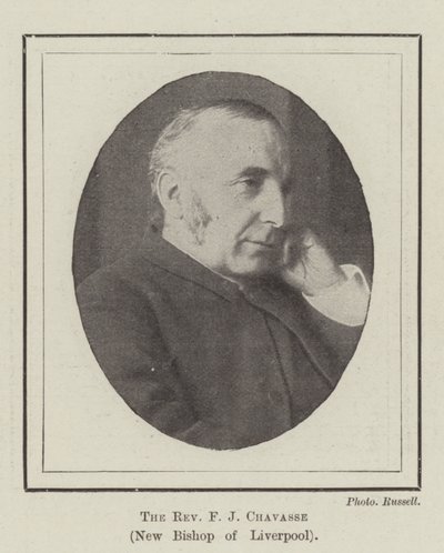 The Reverend F J Chavasse, New Bishop of Liverpool by English Photographer