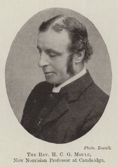 The Reverend H C G Moule, New Norrisian Professor at Cambridge by English Photographer