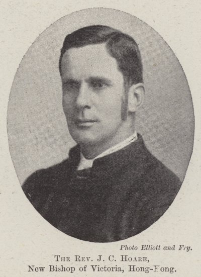 The Reverend J. C. Hoare, New Bishop of Victoria, Hong Kong by English Photographer