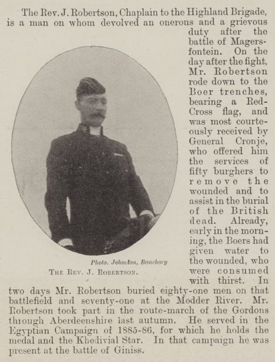 The Reverend J. Robertson by English Photographer