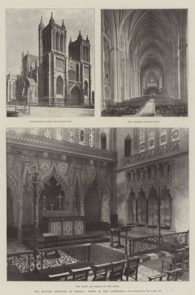 The Revived Bishopric of Bristol, Views of the Cathedral by English Photographer