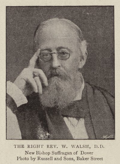 The Right Reverend W Walsh, DD by English Photographer
