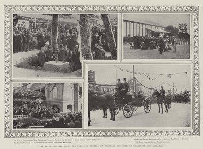 The Royal Colonial Tour, the Duke and Duchess of Cornwall and York at Melbourne and Ballarat by English Photographer