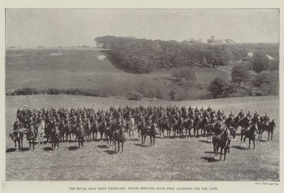The Royal East Kent Yeomanry, whose Service have been accepted for the Cape by English Photographer