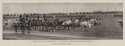 The Royal Review at Aldershot, the Queens Carriage at the Saluting Point by English Photographer