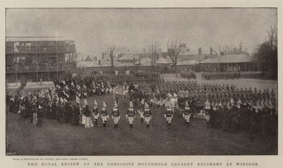 The Royal Review of the Composite Household Cavalry Regiment at Windsor by English Photographer