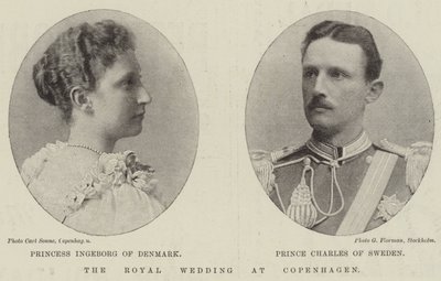 The Royal Wedding at Copenhagen by English Photographer