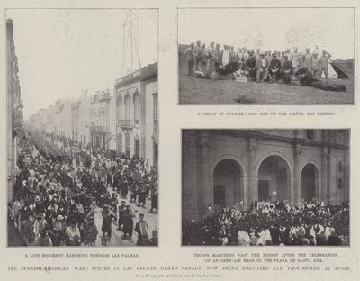 The Spanish-American War, Scenes in Las Palmas, Grand Canary, Now Being Fortified and Provisioned by Spain by English Photographer