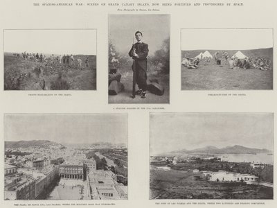 The Spanish-American War, Scenes on Grand Canary Island, Now Being Fortified and Provisioned by Spain by English Photographer