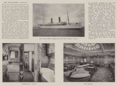 The Steam-Ship Saxon by English Photographer