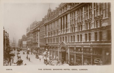 The Strand, Hotel Cecil, London by English Photographer