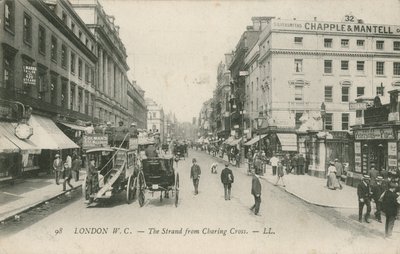 The Strand from Charing Cross, London by English Photographer