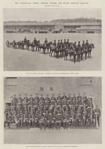 The Transvaal Crisis, British Troops for South African Service by English Photographer