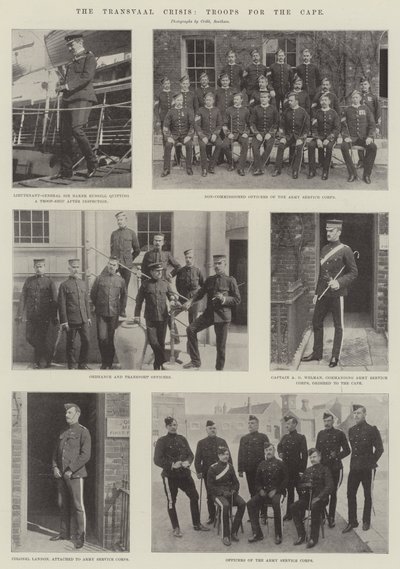The Transvaal Crisis, Troops for the Cape by English Photographer