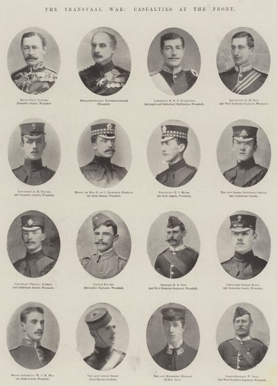 The Transvaal War, Casualties at the Front by English Photographer