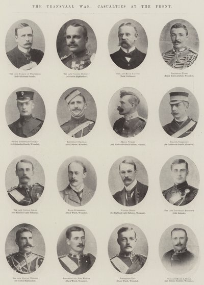 The Transvaal War, Casualties at the Front by English Photographer