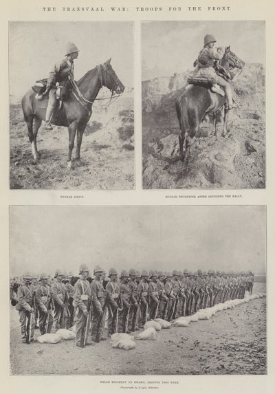 The Transvaal War, Troops for the Front by English Photographer