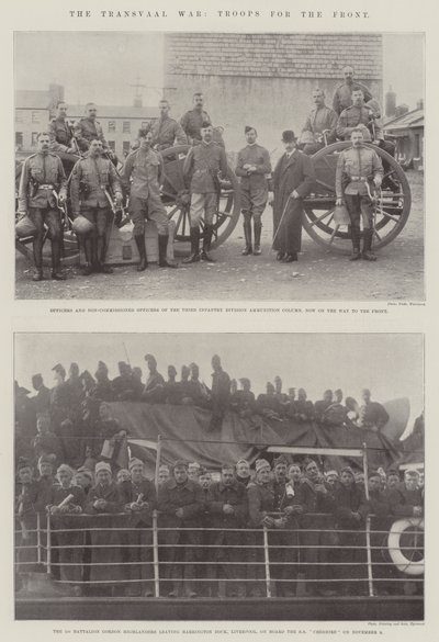 The Transvaal War, Troops for the Front by English Photographer
