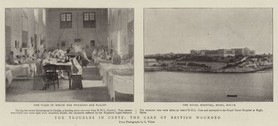 The Troubles in Crete, the Care of British Wounded by English Photographer