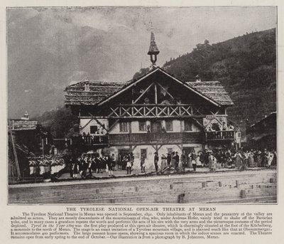 The Tyrolese National Open-Air Theatre at Meran by English Photographer
