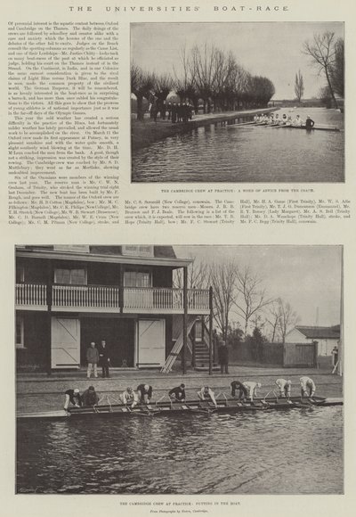 The Universities Boat-Race by English Photographer