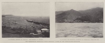 The Venezuelan Difficulty with Germany, Scene of the Threatened Blockade by English Photographer